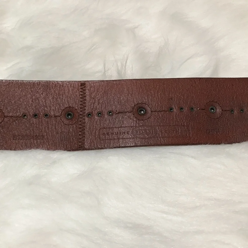 Fossil genuine leather